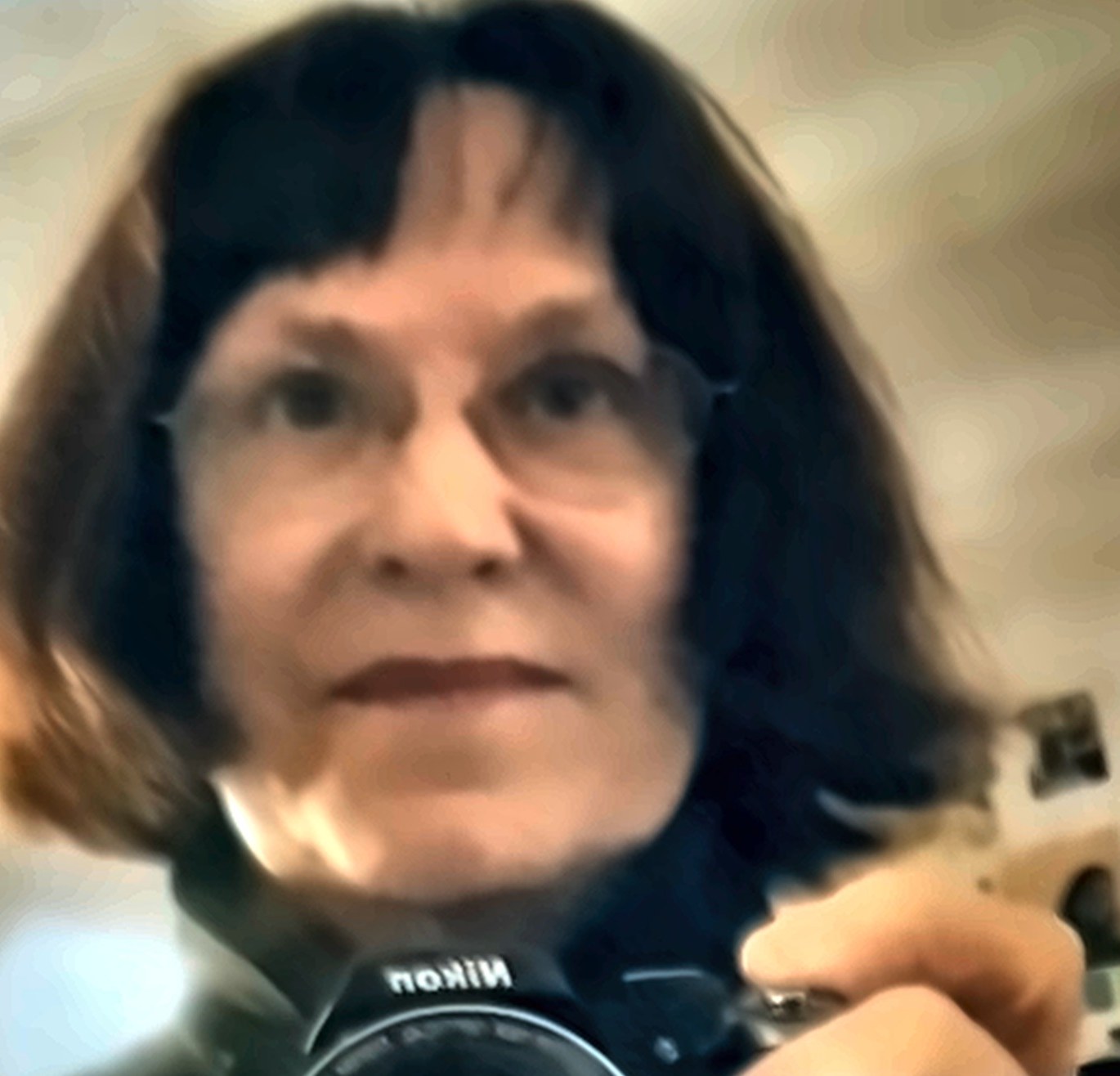 Eleanor Claire Johnson with her camera.